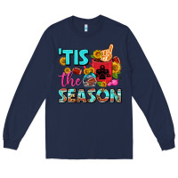 Navy tis the season football coffee mug Long Sleeve Tee - FaDigitalArtStudio