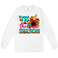 White tis the season football coffee mug Long Sleeve Tee - FaDigitalArtStudio