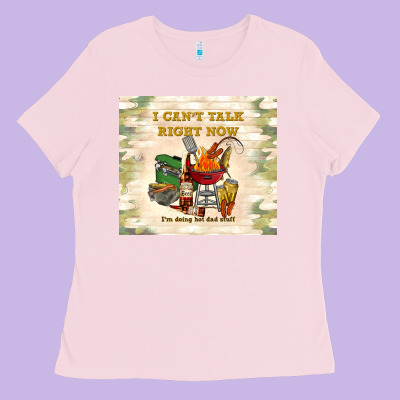 I Can't Talk Right Now Ladies Tee Designed By Tumblerdesignbyshophia