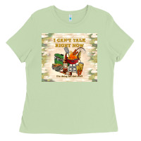 Matcha i can't talk right now Ladies Tee - TumblerDesignByShophia