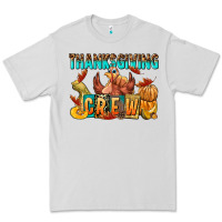 Dove Grey Thanksgiving crew Premium Tee - NancyCooperArtShop
