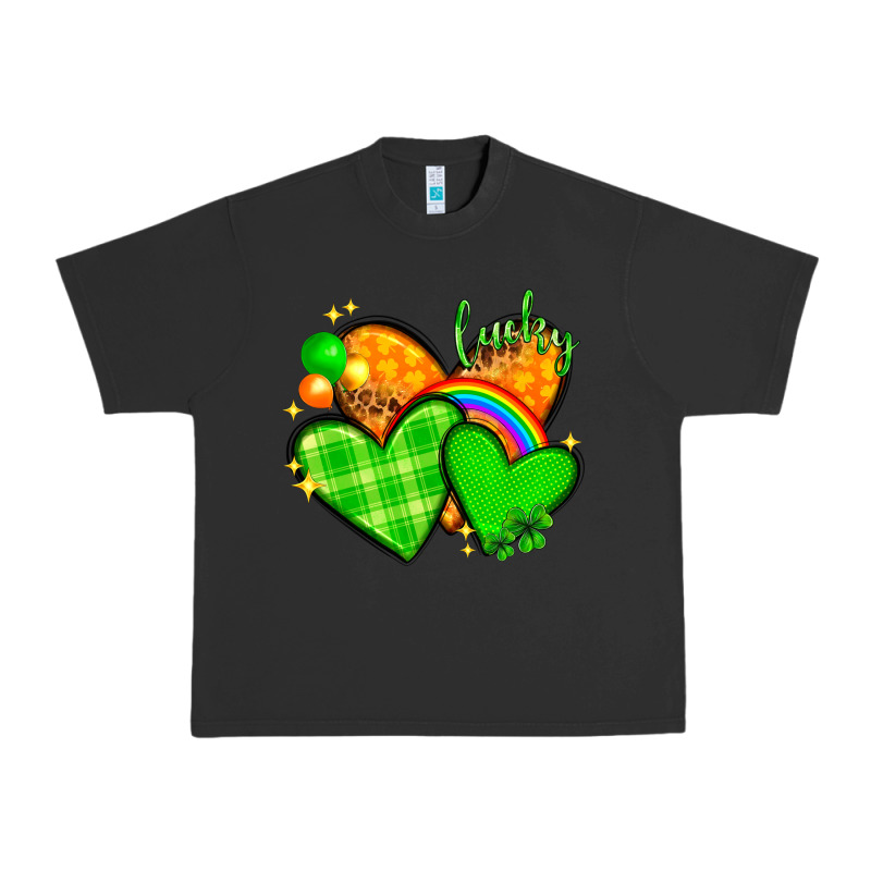 St. Patrick's Day Hearts St. Patricks Day Urban Heavy Tee by HowdyJamesFarm | Teevron