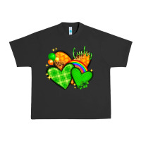Pigment Black St. Patrick's Day hearts St. Patricks day Urban Heavy Tee - HowdyJamesFarm