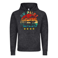 Vintage Black rv pilot camping funny vintage motorhome travel vacation t shirt Vintage Hoodie - maiPhamDesign