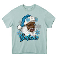 Arona winter christmas african american santa believe Heavy Core Tee - RanaPortraitStore