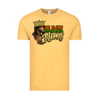 Vintage Mustard Black king Vintage Tee - HowdyJamesFarm