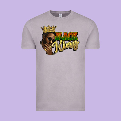 Black King Vintage Tee Designed By Howdyjamesfarm