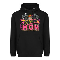 Black racing mom with racing oto equipment Heavyweight Hoodie - AdoDesignShop