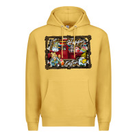Antique Gold Happy Easter Premium Hoodie - CowhideDigitalArt