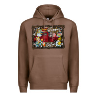 Chestnut Happy Easter Premium Hoodie - CowhideDigitalArt