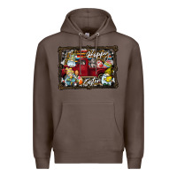 Coffee Happy Easter Premium Hoodie - CowhideDigitalArt