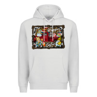 Dove Grey Happy Easter Premium Hoodie - CowhideDigitalArt