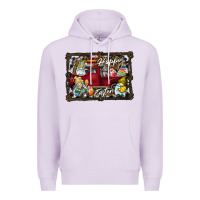 Lilac Happy Easter Premium Hoodie - CowhideDigitalArt