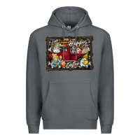 Rock Happy Easter Premium Hoodie - CowhideDigitalArt