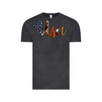Vintage Black usa calligraphy Vintage Tee - Jasminsmagicworld