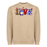 Mushroom american flag gnomes love Heavyweight Sweatshirt - Artiststas