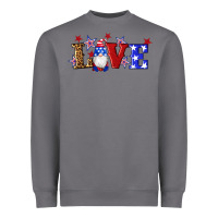 Storm american flag gnomes love Heavyweight Sweatshirt - Artiststas