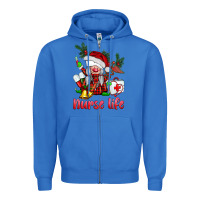 True Royal christmas nurse life gnome Zipper Hoodie - BarkalooDesign