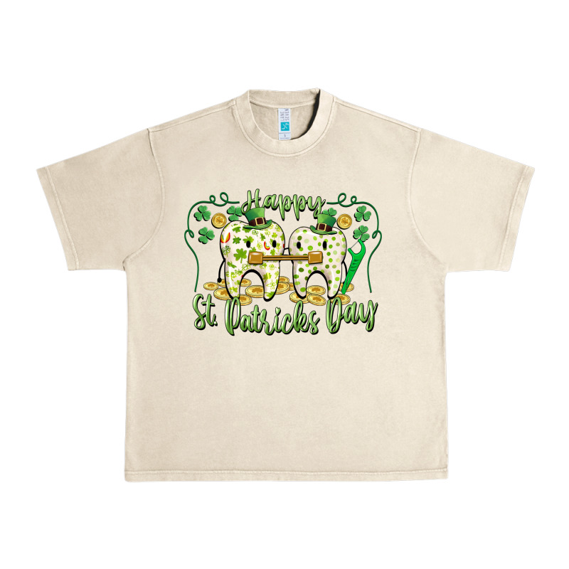 Happy St. Patrick's Day Tooth Dentist Urban Heavy Tee by CowGirlArtShop | Teevron