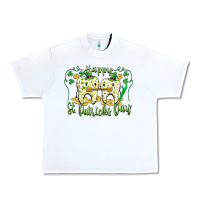 White Happy St. Patrick's Day Tooth Dentist Urban Heavy Tee - CowGirlArtShop