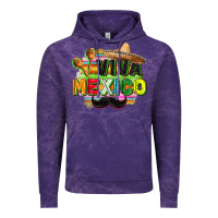 Cloud Purple Viva Mexico Vintage Hoodie - FaDigitalArtStudio