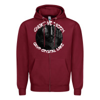 Burgundy jason voorhees choke me daddy camp crystal lake shirt Zipper Hoodie - maiPhamDesign