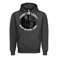 Charcoal Heather jason voorhees choke me daddy camp crystal lake shirt Zipper Hoodie - maiPhamDesign
