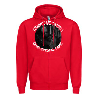 Red jason voorhees choke me daddy camp crystal lake shirt Zipper Hoodie - maiPhamDesign