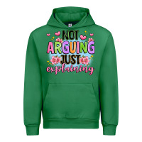 Emerald not arguing just explaining Urban Hoodie - JahusDesignShop