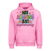 Fuchsia Pink not arguing just explaining Urban Hoodie - JahusDesignShop