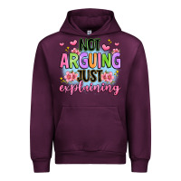 Mauve Wine not arguing just explaining Urban Hoodie - JahusDesignShop