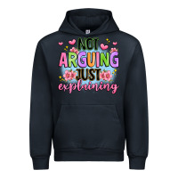 Navy not arguing just explaining Urban Hoodie - JahusDesignShop
