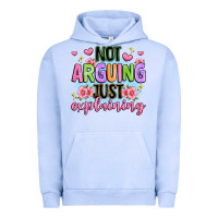 Pigment Grape Ice not arguing just explaining Urban Hoodie - JahusDesignShop