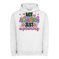 Pigment Lunar Rock not arguing just explaining Urban Hoodie - JahusDesignShop