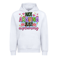 White not arguing just explaining Urban Hoodie - JahusDesignShop
