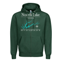 Sports Green Norris Lake, Tennessee Characters Video game Zipper Hoodie - maiPhamDesign