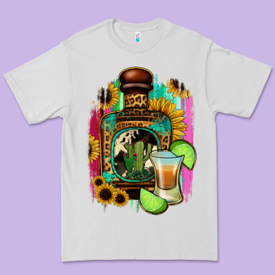 Tequila And Lime Premium Tee Designed By Jasminsmagicworld
