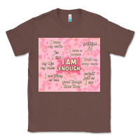 Chestnut i am enough with glitter Classic Tee - TumblerDesignByShophia