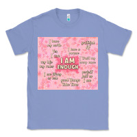 Colony Blue i am enough with glitter Classic Tee - TumblerDesignByShophia