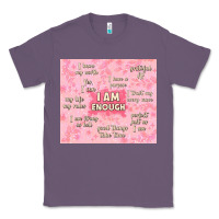 Lavender i am enough with glitter Classic Tee - TumblerDesignByShophia
