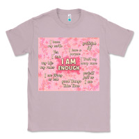 Lilac i am enough with glitter Classic Tee - TumblerDesignByShophia