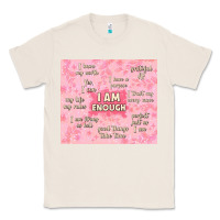 Natural i am enough with glitter Classic Tee - TumblerDesignByShophia