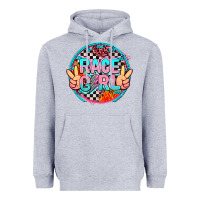 Heather Grey race girl Heavyweight Hoodie - AdoDesignShop
