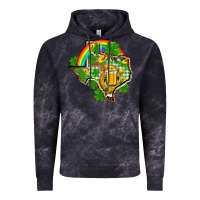 Cloud Black Texas St. Patrick's Day Vintage Hoodie - OliviaCreatesArt