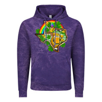 Cloud Purple Texas St. Patrick's Day Vintage Hoodie - OliviaCreatesArt