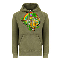 Vintage Olive Texas St. Patrick's Day Vintage Hoodie - OliviaCreatesArt