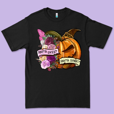 Sorta Sweet Sorta Spooky Premium Tee Designed By Nancycooperartshop