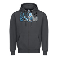 Smoke let it snow gnome Zipper Hoodie - BarkalooDesign