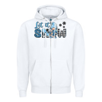 White let it snow gnome Zipper Hoodie - BarkalooDesign