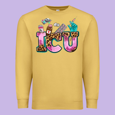 Icu Premium Sweatshirt Designed By Adodesignshop
